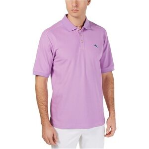 Tommy Bahama Mens Islandzone Rugby Polo Shirt Purple‎ Large